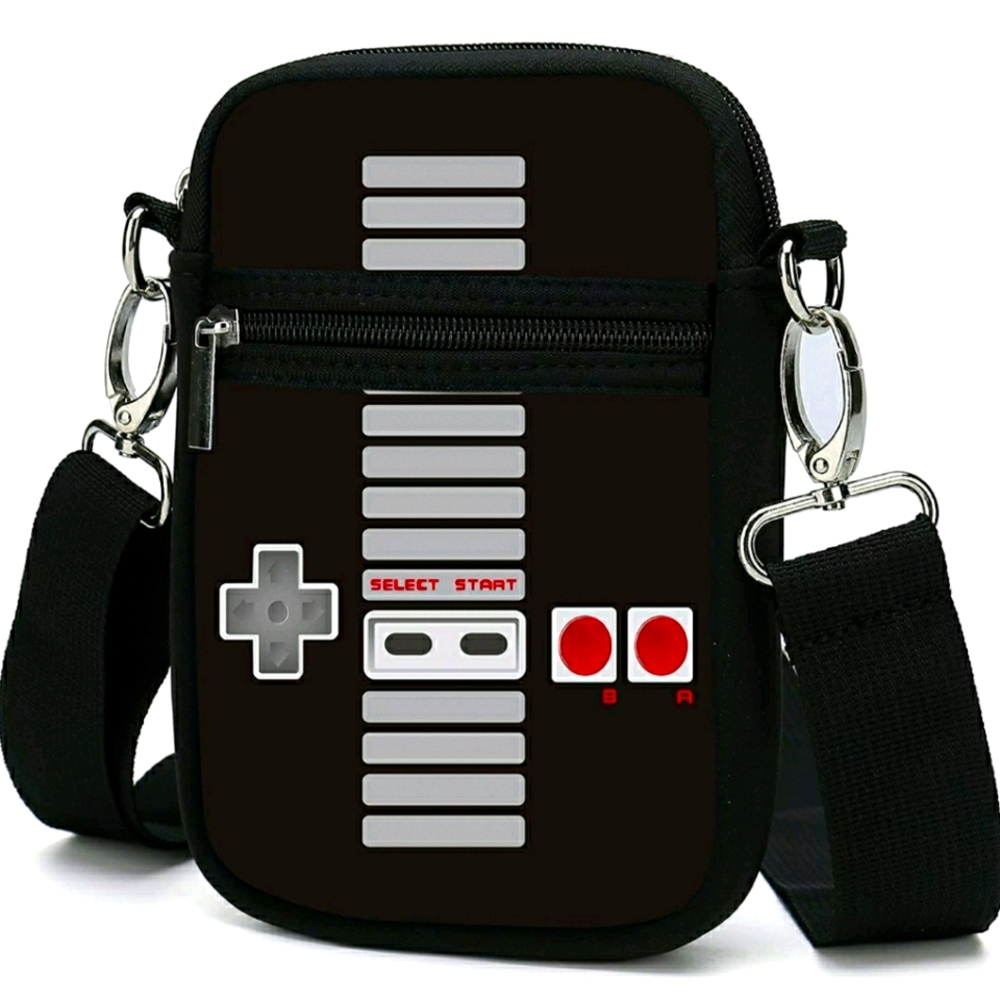 Cell phone crossbody bag - game controller